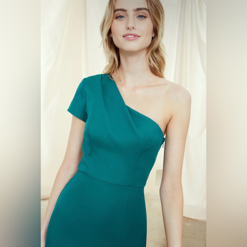 Amsale | Nadia | Lagoon Crepe